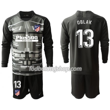 Atlético Madrid Målmands Fodboldsæt OBLAK 13 Børn IV 2019-20 L/S (+ Korte bukser)